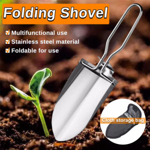 ELLE Multifunctional Stainless Steel Gardening Folding Shovel Planting Flowers Tools