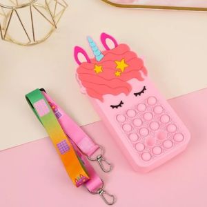 Tas pop it anak perempuan gratis ongkir gede muat HP tali kain anti air tas jelly viral