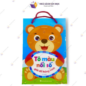 Sách - Tô Màu Nối Số Giải Đố Thông Minh Dành Cho Trẻ 2 - 6 Tuổi ( 6 Cuốn )