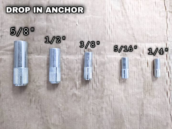 Drop In Anchor / Grip Anchor Galvanized / Expansion Bolt Lazada PH