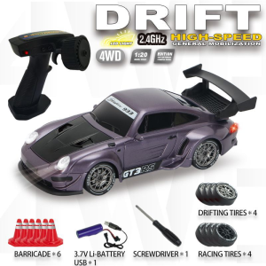 1:20 4WD xe rẽ RC đua điều khiển từ xa mô hình 2.4 Gam tốc độ cao xe với Drift & Racing lốp xe có thể thay thế Đồ chơi bé trai Quà Tặng