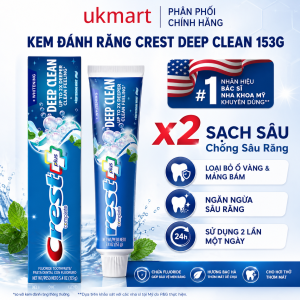 Kem Đánh Răng Crest 3D White Brilliance Trắng Răng Ngừa Sâu Răng Hơi Thở Thơm Mát