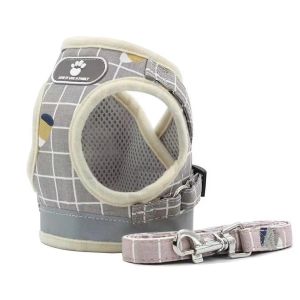 [COD]Rompi kucing rompi harness tali tuntun Harness ROMPI Modis Mesh Lembut dengan Tali Pengikat Reflektif Rompi Anjing tali kucing  | tali kucing buat jalan jalan