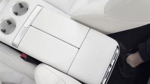 Car Tissue Holder Ompellus Premium PU Leather Tissue Holder for Car Seat Back Extra Large Tissue Cover Rectangle Fits for Regular Size Tissues (Beige)