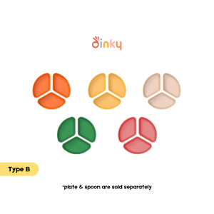 JAMMUK - Platinum Silicone Divider Plate | Baby Meal Feeding