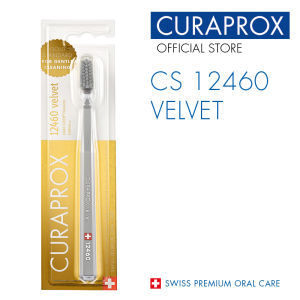 Curaprox CS 12460 Velvet Toothbrush | 12460 Ultra Soft CUREN Filaments | Exceptionally Soft