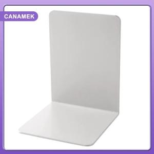 【CANAMEK】 Desktop Organizer L-shaped Desk Bookends Durable Display Book Stand Simple INS Book Support Rack Minimalism