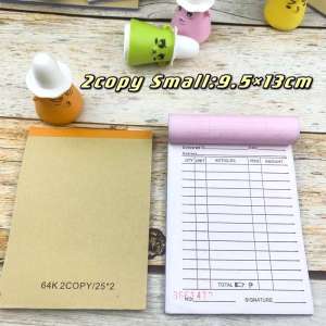 32K 64K small large Receipt Resibo With Carbon 50pages High Quality Paper delivery Invoice wholesale resibo receipt with carbon paper receipt bill book in Duplicate resibo Duplicate Paper