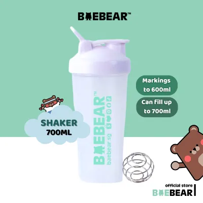 [Cheapest] Baebear Protein Shaker Bottle with Blender Ball | BPA Free / Leak Free / Portable [Baebear.sg]