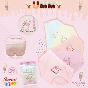 CD Celana Dalam Anak NB309 Segitiga Cewek perempuan YUMMY ICE CREAM SOREX MURAH