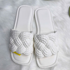 Dép nữ quai ngang xoắn đúc nguyên khối siêu nhẹ chống nước chống trơn trượt đi mưa đi biển DH519