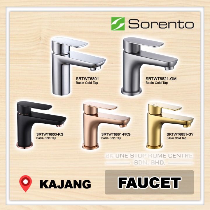 SORENTO Bathroom Toilet Basin Tap / Water Tap / Cold Tap / Basin Faucet