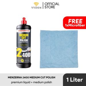 Obat Poles Mobil Compound MENZERNA 2400 Medium Cut Polish 1 Liter Menzerna Compound 2400 Kompon Medium Menzerna Poles Body Mobil Hapus Baret Halus Hologram Swirl Mark