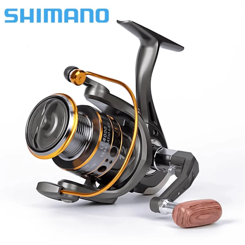 Shimano 10Kg Max Drag Power Metal Fishing Reel Spool Grip Saltwater  Freshwater Front And Rear Drag System Spinning Reel
