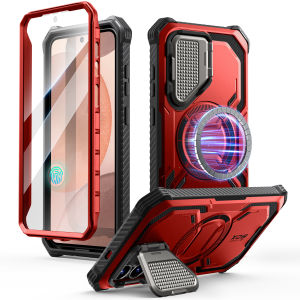 i-Blason Armorbox for Samsung Galaxy S25/S25 plus Case with Camera Cover Wireless Charging Compatible Full Body Rugged Bumper Case with Built in Screen Protector Support Fingerprint ID