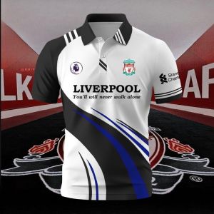 2025 red Liverpool Football jersey shirt polo shirt for men sports casual Breathable dry fit Short Sleeve Oversize Sweatshirt