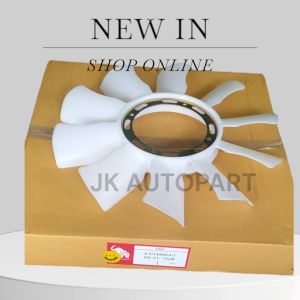 ใบพัดลมหม้อน้ำ ISUZU NQR 130150 รุ่น10ใบ ตราช้าง/IGNKP