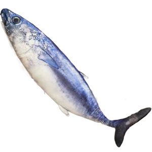 YOUSHI TOP PP Cotton Simulation Sea Fish Plush Toys Stuffed Soft Fish Sleeping Pillow Dolls Creative Tuna Sea Fish Stuffed Doll Room