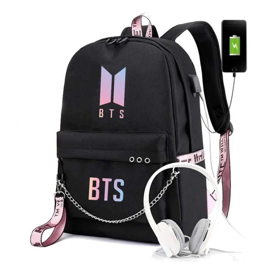 Buy Bosunshine - Kpop BTS Bag Bookbag College Bag School Bag Backpack(H02)  Online at desertcartINDIA