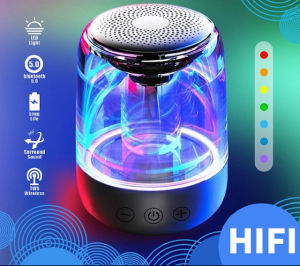 5w Panoramic 6d Wireless Bluetooth Mini Portable Speaker Colorful Led
