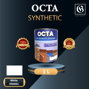Cat Minyak Synthetic Kayu Dan Besi OCTA White 1kg
