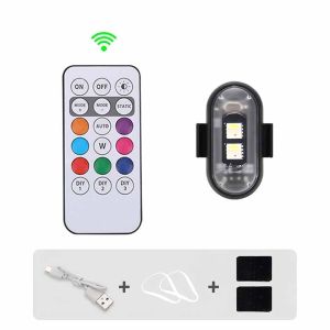 MISHILEI รถจักรยานยนต์ LED Strobe Light พร้อมตัวควบคุมสัญญาณไฟแฟลช Anti-collision สําหรับรถจักรยานยนต์