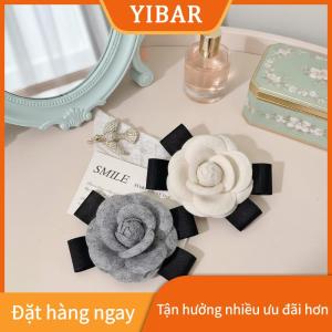 YIBAR New vải hoa trà hoa Trâm BOW TIE phụ nữ áo sơ mi cổ áo phụ kiện pins cổ điển Wedding party trâm cài cho phụ nữ