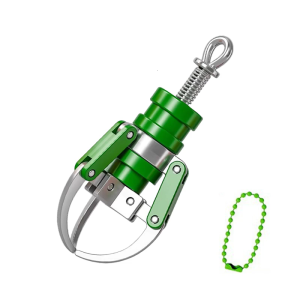 Fun Claw Keychain With Locking Mechanism ABS Doll Machine Grab-clip Keyring Portable Novelty Gift For Key Or Backpacks