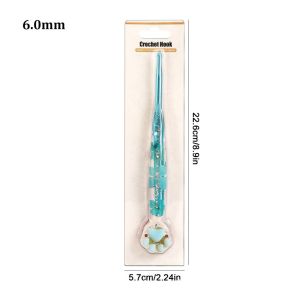 XIJIBAN Bàn chân mèo móc Phong cách Macaron Họa tiết hoa móc len 2.0-6.0mm móc len bằng nhựa Đan móc bằng sợi