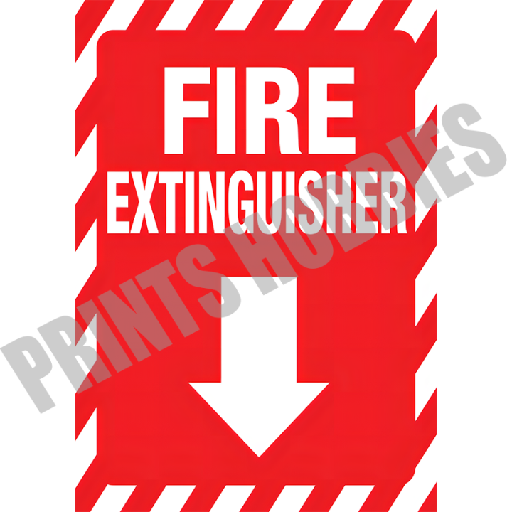 Fire Distinguished Signages Laminated Signages | Fire Extinguisher | Signage | Sign Boards | Lazada PH