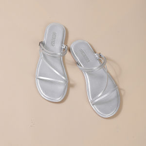 [FreeShipping] Dual-use soft-soled comfortable sandals for women 2026 new summer fashion high-end flat sandals for outdoor wear