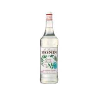 MONIN Frosted Mint Syrup 1L | Cool Mint Flavoring for Drinks Cocktails & Desserts