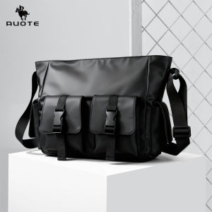 AUOTE Mens Shoulder Bag Waterproof Messenger Bag Travel Bag Business Bag Large Capacity Cross Body Bag Lightweight Casual Bag Fashion Leisure Sport Street Bag for College Student