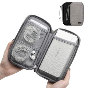 กระเป๋าเก็บแบตสํารอง USB SDการ์ด มือถือ หูฟัง สายชาร์จ เคสแบตสํารอง ซองมือถือ กระเป๋าจัดระเบียบเดินทาง Portable Case for Power bank Gadge