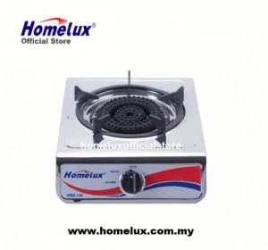 [ SIRIM APPROVED ] HOMELUX HIGH QUALITY STAINLESS STEEL SINGLE BURNER GAS STOVE SERIES HSS-135 Dapur Gas Rumah Low Pressure