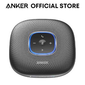 Anker PowerConf Bluetooth Speakerphone with 6 Microphones Enhanced Voice Pickup 24H Call Time Bluetooth 5 USB C Conference Speaker A3301