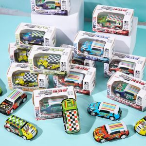 10pcs Children Toy Car Alloy Model Car Toys Pull Back Car Vehicles Mini Racing Car Toy Random