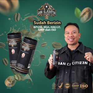 Sang Gladiator Kopi Sang Gladiator by Vicky Prasetyo Kopi Stamina BPOM Original Hallal