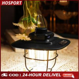 Portable LED Camping Lantern - Rechargeable Light for Outdoor Adventures and Emergency Use - Bright and Durable with Adjustable Brightness