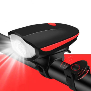 Đèn Xe Đạp Năng Lượng Mặt Trời Siêu Sáng: Có Sạc Pin Còi Báo Chống Thấm Nước Cao Cấp