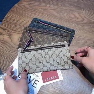 1014 European and American Fashion 2023 New Trendy Womens Long Ultra-Thin Wallet Mobile Coin Purse Wallet Clutch Dropshipping
