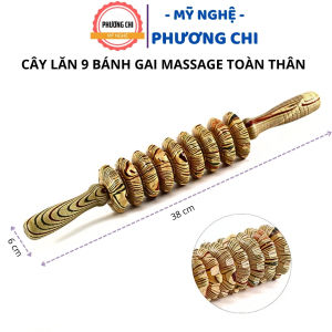 Cây Lăn Massage Toàn Thân Bánh Gai Bằng Gỗ Tăng Sự Dẻo Dai Linh Hoạt Cho Cơ Thể| Mỹ Nghệ Phương Chi