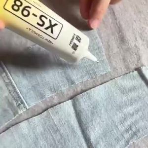 Fabric Glue Sewing Glue For Clothes 60ml suitable for gluing for gluing cotton Dry Fabric Patching not afraid to be washed stronger adhesion cloth glue For Fabric Patching Glue Versatile Fabric cotton fabric cotton cloth cloth patch drying