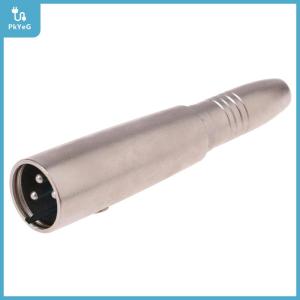 【PkYeG】 ไมค์3พิน XLR ปลั๊กตัวผู้1ชิ้นเป็นสายสัญญาณเสียงแจ็คตัวเมียโมโน6.35มม. ขนาด1 4นิ้ว