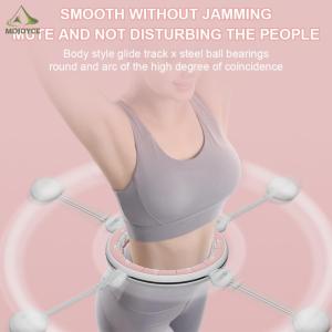 【Local Shipment】 Weight-Bearing Intelligent Hoola Hoop with Counting Function for Adults - Ideal for Fitness and Pilates Training