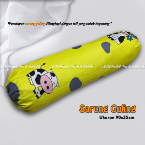 Sarung Guling Tidur Motif Karakter Kartun Ukuran 90 x 35 cm katun Polymicro Penutupan Dengan Tali