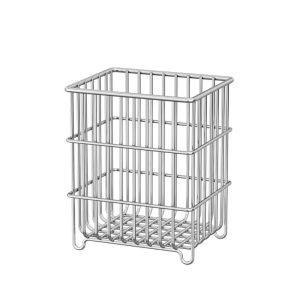 TRYANY Rust-proof Kitchen Storage Basket 304 Stainless Steel Stackable Kitchen Drain Basket Food Storage Basket Ventilated Cabinet Organizer Bathroom