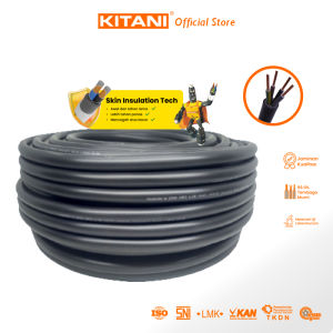 KITANI - NYY 4x1.5 mm² - 100 Meter - Kabel Listrik Tembaga Kawat