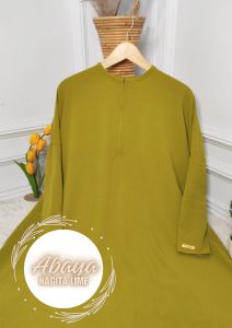 Gamis Abaya Nagita  Crinkle Airflow Premium Busui Nyaman Adem