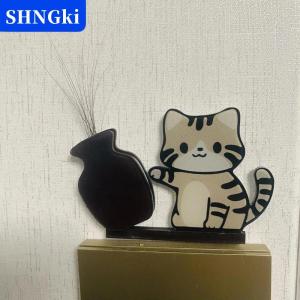 [COD] 🔥🔥🔥SHNGki Mèo Đẩy Bình Nam Châm Tủ Lạnh Trang Trí Nội Thất Tủ Lạnh Nam Châm Mèo Râu Bộ Sưu Tập Hộp Tưởng Niệm Nhà Văn Phòng Trang Trí Nội Thất Cho Món Quà